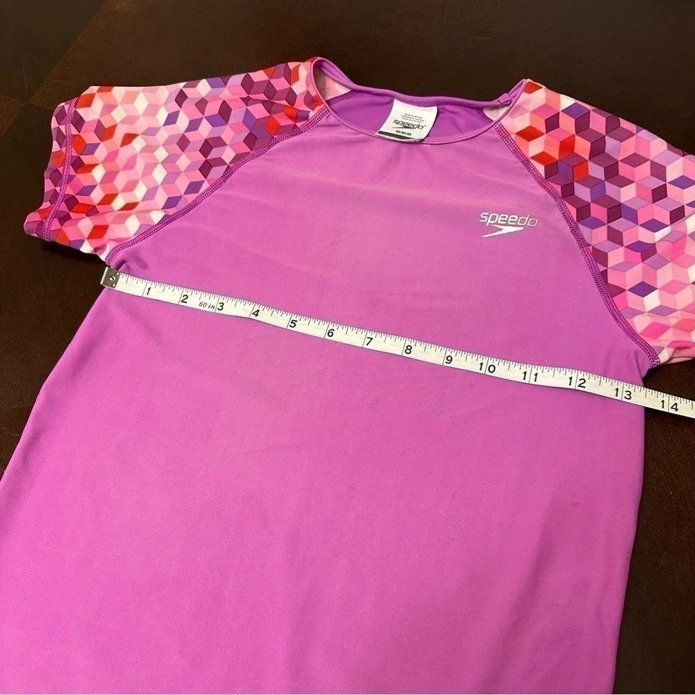 SPEEDO UV Block for kids Pink/Purple M Tee